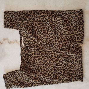 LEVI'S LEOPARD PRINT SKINNY JEANS